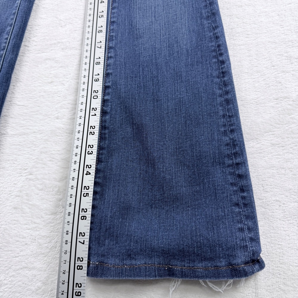 American Eagle Kick Boot Jeans Dark Wash Super Stretch 0 Long - Picture 7 of 10